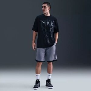 Nike DNA Men's Dri-FIT Basketball Shorts Gray/Black Size Large NWT